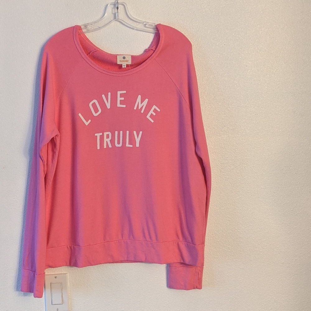 {Sundry} Brand New Love Me Truly Pullover